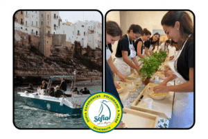 Polignano Experience da Bari: crociera in motoscafo e Cooking Class Tipica